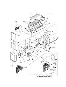Ice Maker parts for Kenmore Refrigerator 253.58087894 (25358087894, 253 58087894) from AppliancePartsPros.com