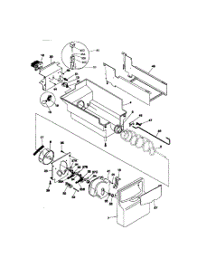 Ice Container parts for Kenmore Refrigerator 253.58087894 (25358087894, 253 58087894) from AppliancePartsPros.com