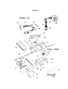 Controls parts for Kenmore Refrigerator 253.58087897 (25358087897, 253 58087897) from AppliancePartsPros.com