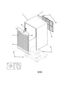 Wrapper parts for Kenmore Air Conditioner 253.58300891 (25358300891, 253 58300891) from AppliancePartsPros.com