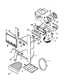 Dispenser parts for Kenmore Refrigerator 253.58672891 (25358672891, 253 58672891) from AppliancePartsPros.com