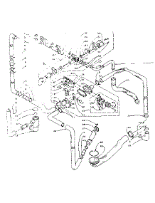 Water System parts for Kenmore Washer Dryer Combo 110.5809952 (1105809952, 110 5809952) from AppliancePartsPros.com