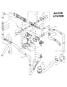 Water System parts for Kenmore Washer Dryer Combo 110.5809953 (1105809953, 110 5809953) from AppliancePartsPros.com