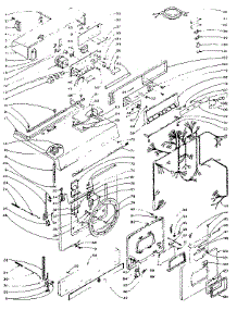 Top And Front parts for Kenmore Washer Dryer Combo 110.5809954 (1105809954, 110 5809954) from AppliancePartsPros.com