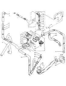 Water System parts for Kenmore Washer Dryer Combo 110.5810103 (1105810103, 110 5810103) from AppliancePartsPros.com