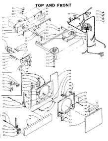 Top And Front parts for Kenmore Washer Dryer Combo 110.5810103 (1105810103, 110 5810103) from AppliancePartsPros.com