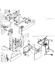 Top And Front parts for Kenmore Washer Dryer Combo 110.5810106 (1105810106, 110 5810106) from AppliancePartsPros.com