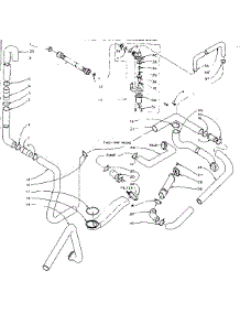 Water System parts for Kenmore Washer Dryer Combo 110.5810106 (1105810106, 110 5810106) from AppliancePartsPros.com