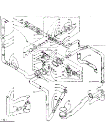 Water System parts for Kenmore Washer Dryer Combo 110.5810502 (1105810502, 110 5810502) from AppliancePartsPros.com
