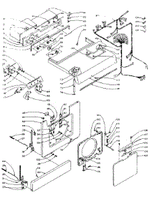 Top And Front parts for Kenmore Washer Dryer Combo 110.5810502 (1105810502, 110 5810502) from AppliancePartsPros.com