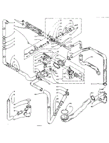 Water System parts for Kenmore Washer Dryer Combo 110.5810800 (1105810800, 110 5810800) from AppliancePartsPros.com