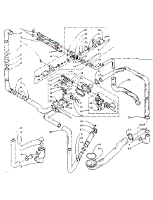 Water System parts for Kenmore Washer Dryer Combo 110.5810801 (1105810801, 110 5810801) from AppliancePartsPros.com