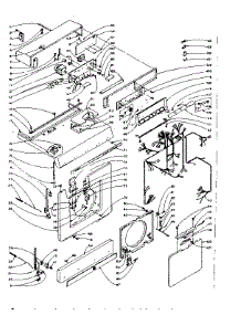 Top And Front parts for Kenmore Washer Dryer Combo 110.5810812 (1105810812, 110 5810812) from AppliancePartsPros.com