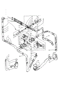 Water System parts for Kenmore Washer Dryer Combo 110.5810812 (1105810812, 110 5810812) from AppliancePartsPros.com