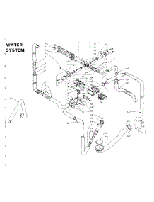 Water System parts for Kenmore Washer Dryer Combo 110.5810813 (1105810813, 110 5810813) from AppliancePartsPros.com