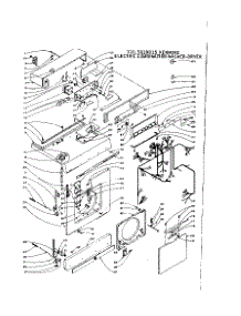 Top And Front parts for Kenmore Washer Dryer Combo 110.5810815 (1105810815, 110 5810815) from AppliancePartsPros.com