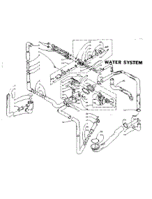 Water System parts for Kenmore Washer Dryer Combo 110.5810952 (1105810952, 110 5810952) from AppliancePartsPros.com