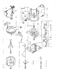 Machine Sub-Assembly parts for Kenmore Washer 110.5814503 (1105814503, 110 5814503) from AppliancePartsPros.com