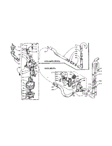 Water System parts for Kenmore Washer 110.5814503 (1105814503, 110 5814503) from AppliancePartsPros.com