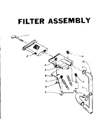 Filter Assembly parts for Kenmore Washer 110.5814503 (1105814503, 110 5814503) from AppliancePartsPros.com