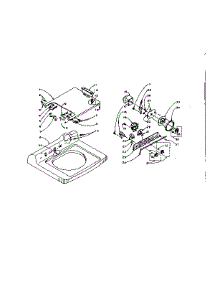Machine Top Assembly parts for Kenmore Washer 110.5814510 (1105814510, 110 5814510) from AppliancePartsPros.com