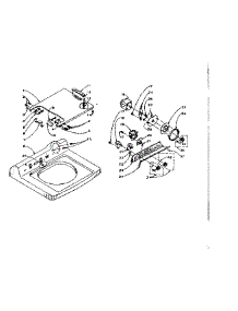 Machine Top Assembly parts for Kenmore Washer 110.5814512 (1105814512, 110 5814512) from AppliancePartsPros.com