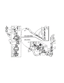 Water System parts for Kenmore Washer 110.5814551 (1105814551, 110 5814551) from AppliancePartsPros.com