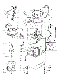 Machine Sub-Assembly parts for Kenmore Washer 110.5814551 (1105814551, 110 5814551) from AppliancePartsPros.com