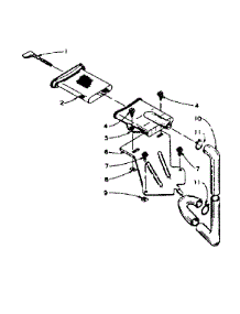Filter Assembly parts for Kenmore Washer 110.5814852 (1105814852, 110 5814852) from AppliancePartsPros.com