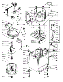 Machine Sub-Assembly parts for Kenmore Washer 110.5814853 (1105814853, 110 5814853) from AppliancePartsPros.com