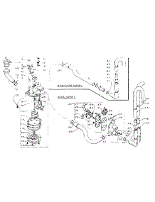 Water System parts for Kenmore Washer 110.5815100 (1105815100, 110 5815100) from AppliancePartsPros.com
