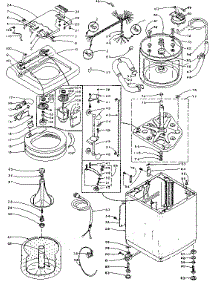 Machine Sub-Assembly parts for Kenmore Washer 110.5815100 (1105815100, 110 5815100) from AppliancePartsPros.com