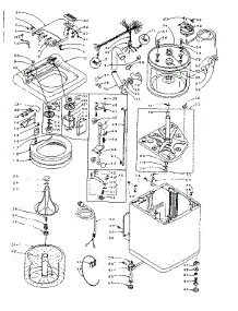 Machine Sub-Assembly parts for Kenmore Washer 110.5815101 (1105815101, 110 5815101) from AppliancePartsPros.com