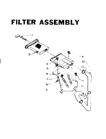 Filter Assembly parts for Kenmore Washer 110.5815102 (1105815102, 110 5815102) from AppliancePartsPros.com