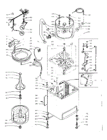 Machine Sub-Assembly parts for Kenmore Washer 110.5815601 (1105815601, 110 5815601) from AppliancePartsPros.com