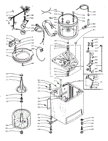 Machine Sub-Assembly parts for Kenmore Washer 110.5815603 (1105815603, 110 5815603) from AppliancePartsPros.com