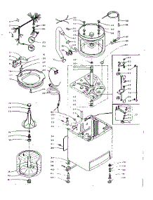 Machine Sub-Assembly parts for Kenmore Washer 110.5815604 (1105815604, 110 5815604) from AppliancePartsPros.com