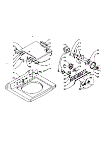 Machine Top Assembly parts for Kenmore Washer 110.5815604 (1105815604, 110 5815604) from AppliancePartsPros.com