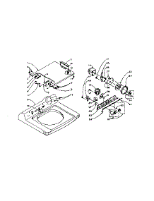 Machine Top Assembly parts for Kenmore Washer 110.5815650 (1105815650, 110 5815650) from AppliancePartsPros.com