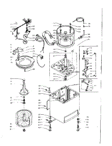 Machine Sub-Assembly parts for Kenmore Washer 110.5815650 (1105815650, 110 5815650) from AppliancePartsPros.com