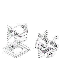 Machine Top Assembly parts for Kenmore Washer 110.5815750 (1105815750, 110 5815750) from AppliancePartsPros.com