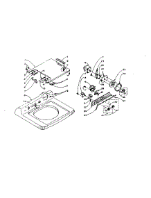 Machine Top Assembly parts for Kenmore Washer 110.5815751 (1105815751, 110 5815751) from AppliancePartsPros.com