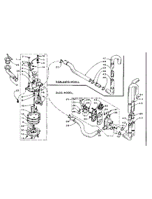Water System parts for Kenmore Washer 110.5815802 (1105815802, 110 5815802) from AppliancePartsPros.com