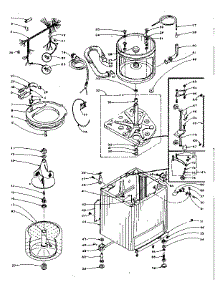 Machine Sub-Assembly parts for Kenmore Washer 110.5815850 (1105815850, 110 5815850) from AppliancePartsPros.com