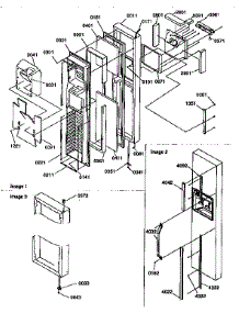 Freezer Door parts for Kenmore Refrigerator 596.57547791 (59657547791, 596 57547791) from AppliancePartsPros.com