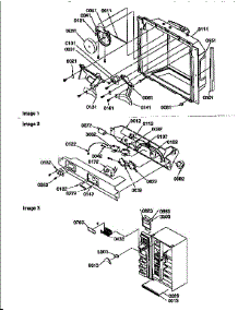 Ice And Water Cavity, Electronic Bracket Assembly parts for Kenmore Refrigerator 596.57582790 (59657582790, 596 57582790) from AppliancePartsPros.com