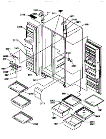Refrigerator / Freezer Shelves, Lights parts for Kenmore Refrigerator 596.57582790 (59657582790, 596 57582790) from AppliancePartsPros.com