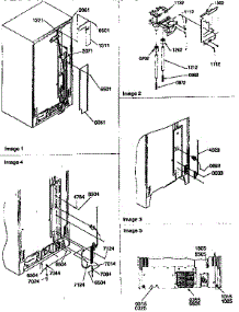 Cabinet Back parts for Kenmore Refrigerator 596.57582791 (59657582791, 596 57582791) from AppliancePartsPros.com