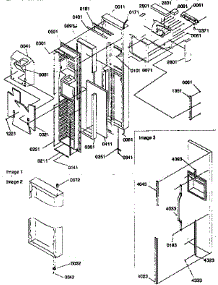 Freezer Door parts for Kenmore Refrigerator 596.57582791 (59657582791, 596 57582791) from AppliancePartsPros.com