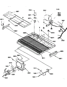 Machine Compartment parts for Kenmore Refrigerator 596.57582791 (59657582791, 596 57582791) from AppliancePartsPros.com